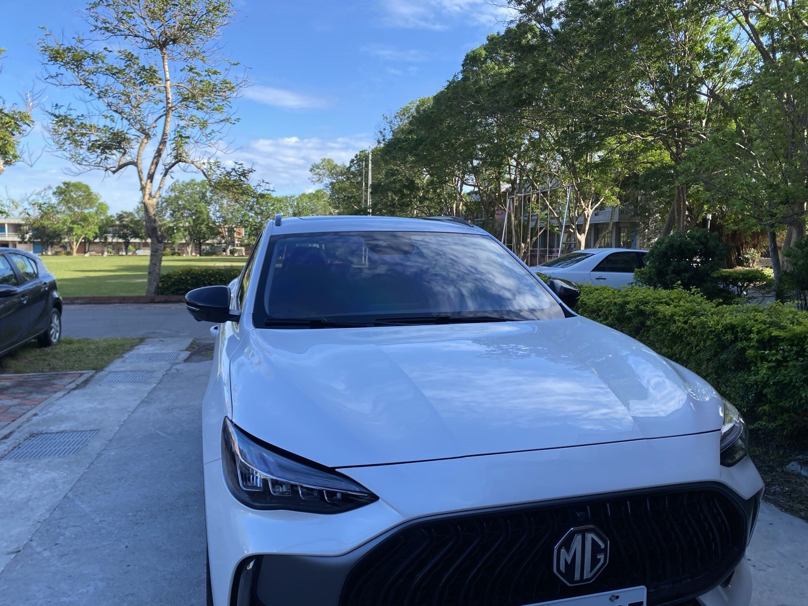 MG 汽車進入校園作為業師教學實車教材